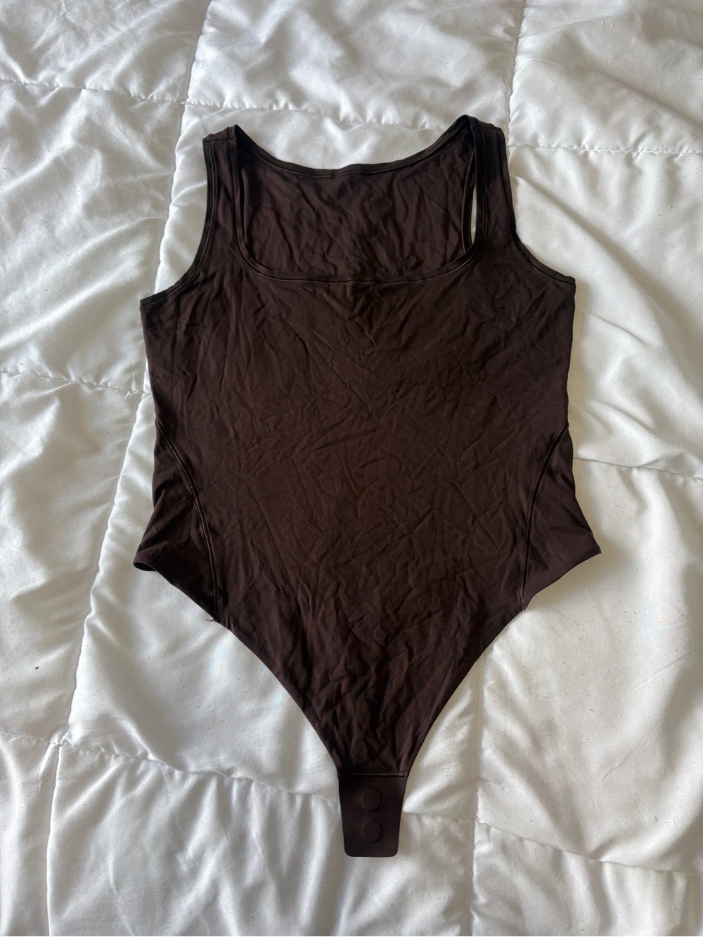 Lululemon Wundermost Ultra-Soft Nulu Square-Neck Sleeveless Bodysuit